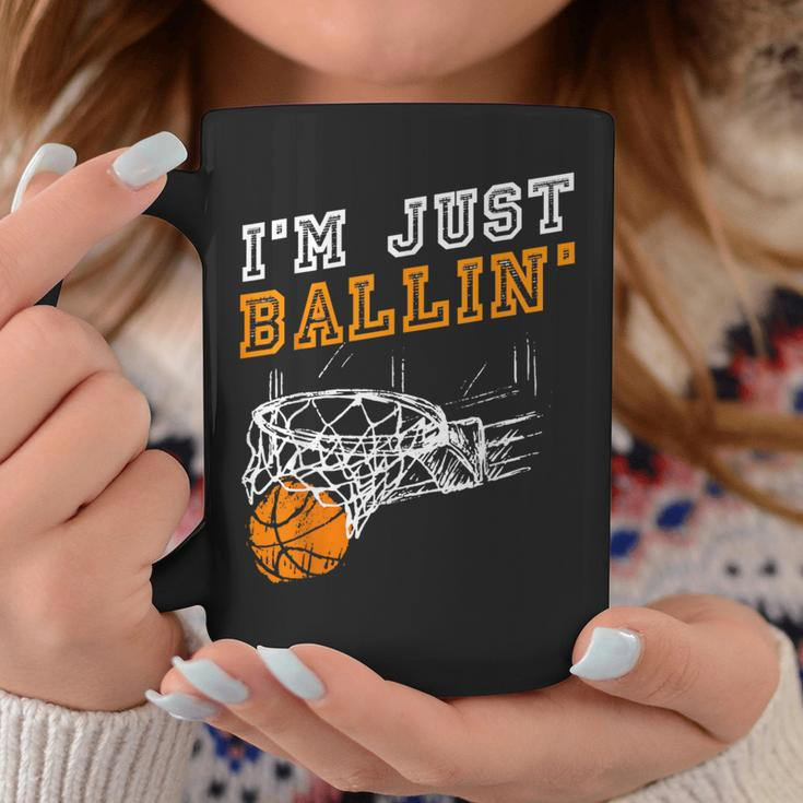 Basketball For Coach Player Boys Girls Youth Baller Coffee Mug Funny Gifts