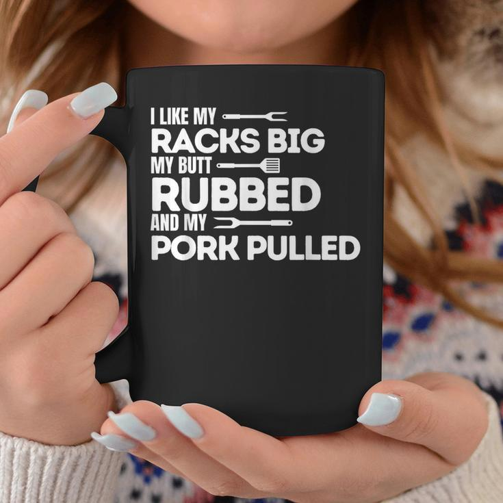 Bbq Barbecue Grilling Butt Rubbed Pork Pulled Pitmaster Dad Coffee Mug Unique Gifts