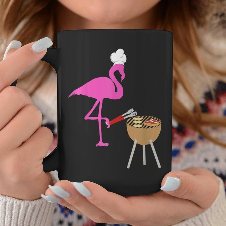 Bbq Flamingos Pink Birds Grilling Grillmasters Cooking Coffee Mug Unique Gifts