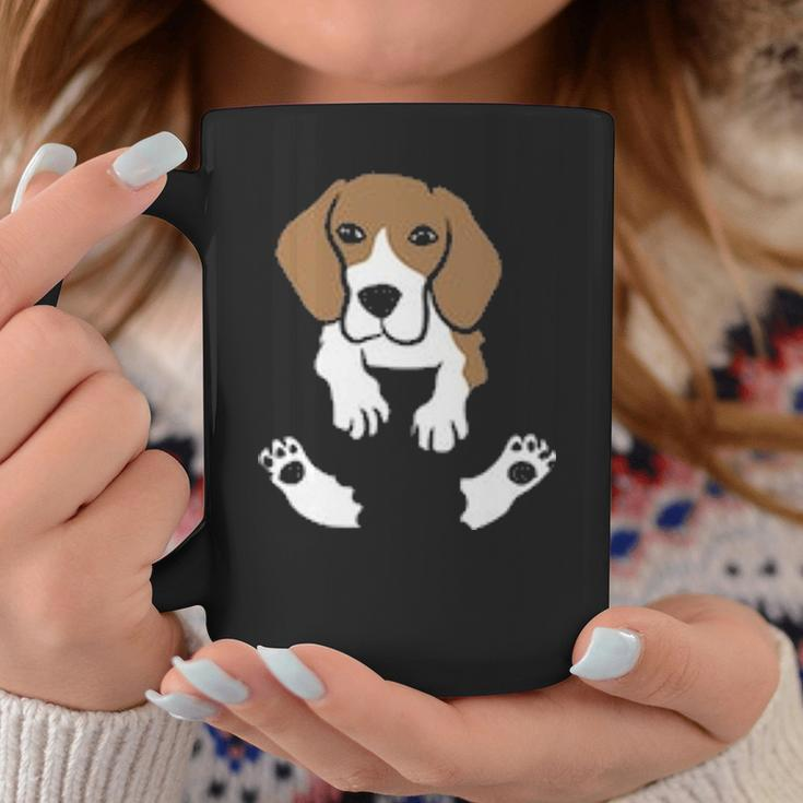 Beagle Dog In The Pocket Cute Pocket Beagle Coffee Mug Unique Gifts