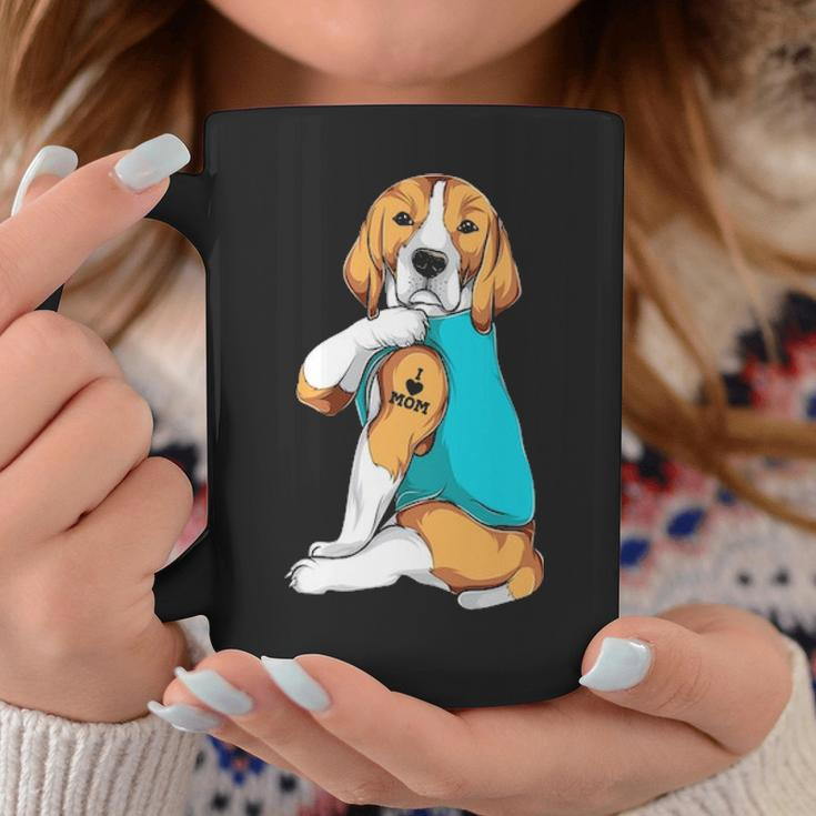 Beagle I Love Mom Apparel Dog Mom Womens Coffee Mug Unique Gifts