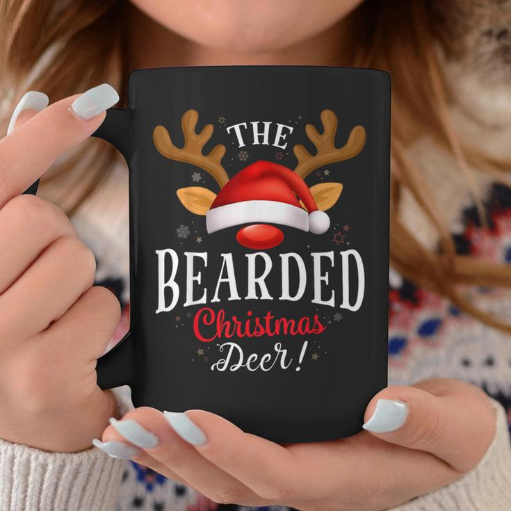 Bearded Christmas Deer Pjs Xmas Family Matching Coffee Mug Unique Gifts