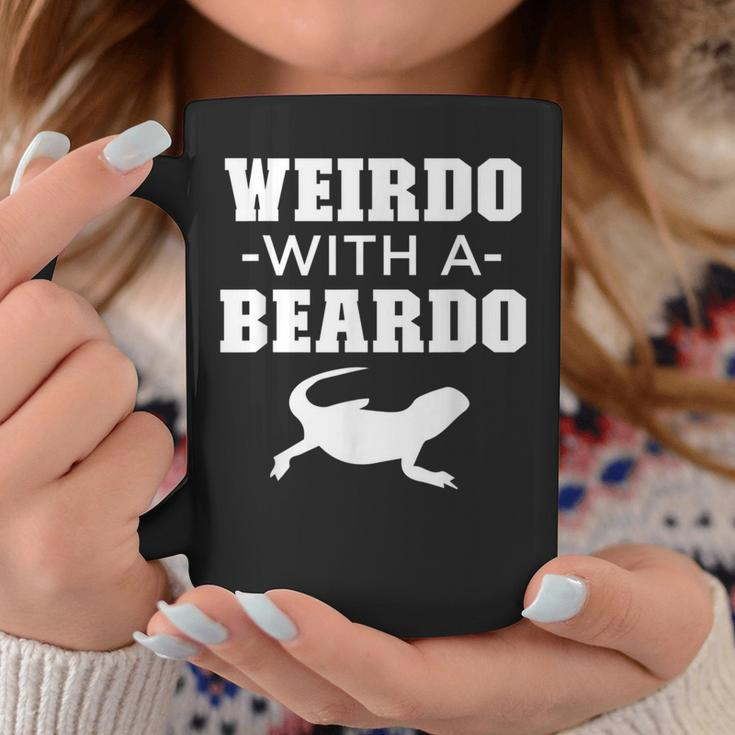 Bearded Dragon Weirdo With A Beardo Coffee Mug Unique Gifts