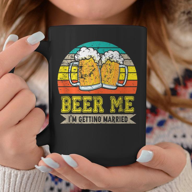 Beer Me I'm Getting Married Vintage Groom Bachelor Party Coffee Mug Unique Gifts