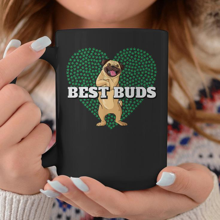 Best Buds Pug Dad Coffee Mug Unique Gifts