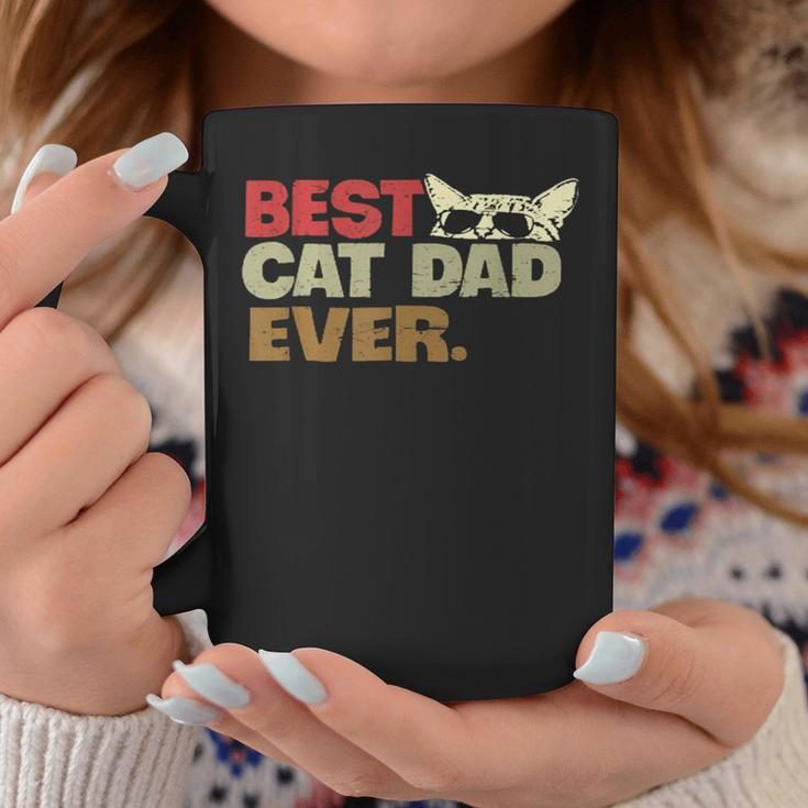 Best Cat Dad Ever Vintage Cat Dady Coffee Mug Unique Gifts