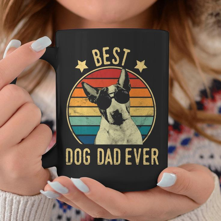 Best Dog Dad Ever Bull Terrier Father's Day Gif Coffee Mug Unique Gifts