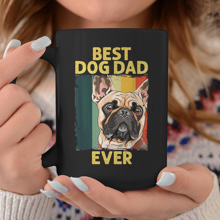 Best Dog French Bulldog Dad Ever For Father's Day Coffee Mug Unique Gifts
