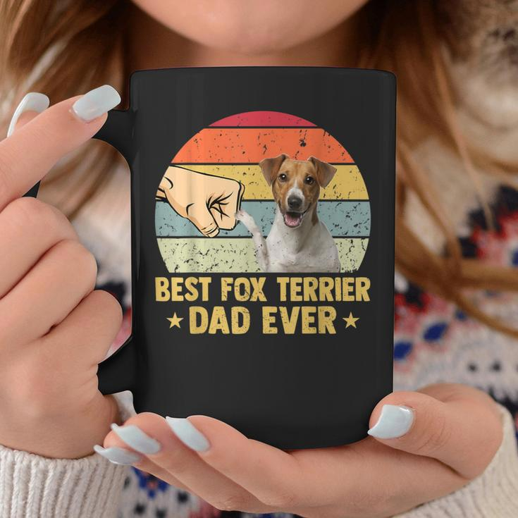 Best Fox Terrier Dad Ever Retro Vintage Father Day Coffee Mug Unique Gifts