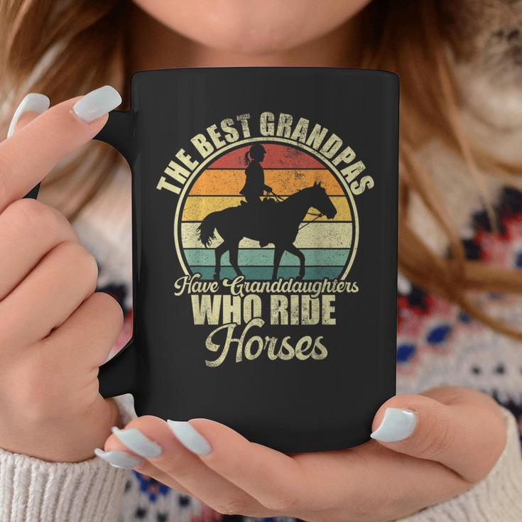The Best Grandpas Have Granddaughter Who Ride Horses Coffee Mug Unique Gifts