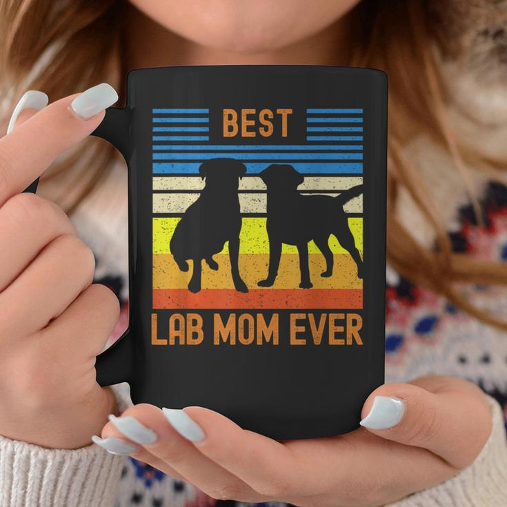 Best Lab Mom Ever Black Yellow Chocolate Matching Parents Coffee Mug Unique Gifts