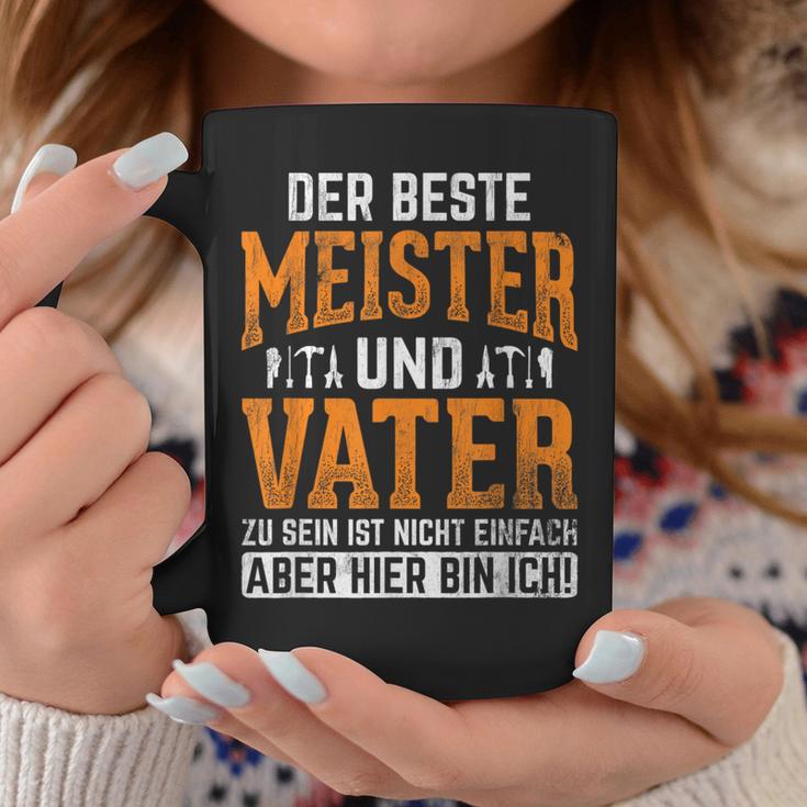 With Bester Meister Und Fater Handwerker Papa Meister Tassen Lustige Geschenke