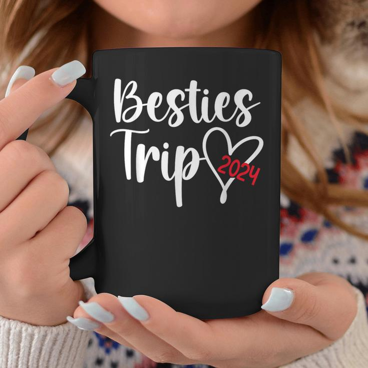 Besties Trip 2024 Best Friend Vacation Besties Travel Coffee Mug Unique Gifts