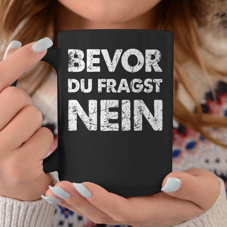 Bevor Du Frag No German Language Black Tassen Lustige Geschenke