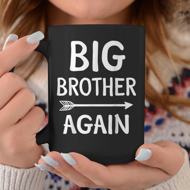 Big Brother Again For Boys With Arrow Coffee Mug Unique Gifts