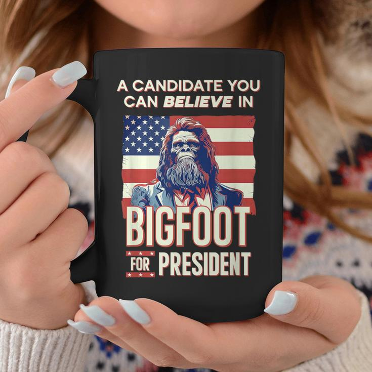 Bigfoot For President Believe Vote Elect Sasquatch Candidate Coffee Mug Personalized Gifts