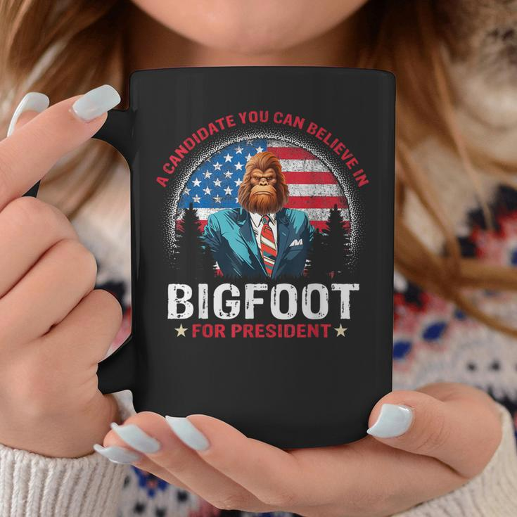 Bigfoot For President Believe Vote Elect Sasquatch Candidate Coffee Mug Funny Gifts