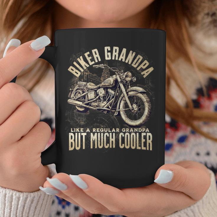 Biker Grandpa Grandad Motorcycle Motorbike Bike Adventure Coffee Mug Unique Gifts