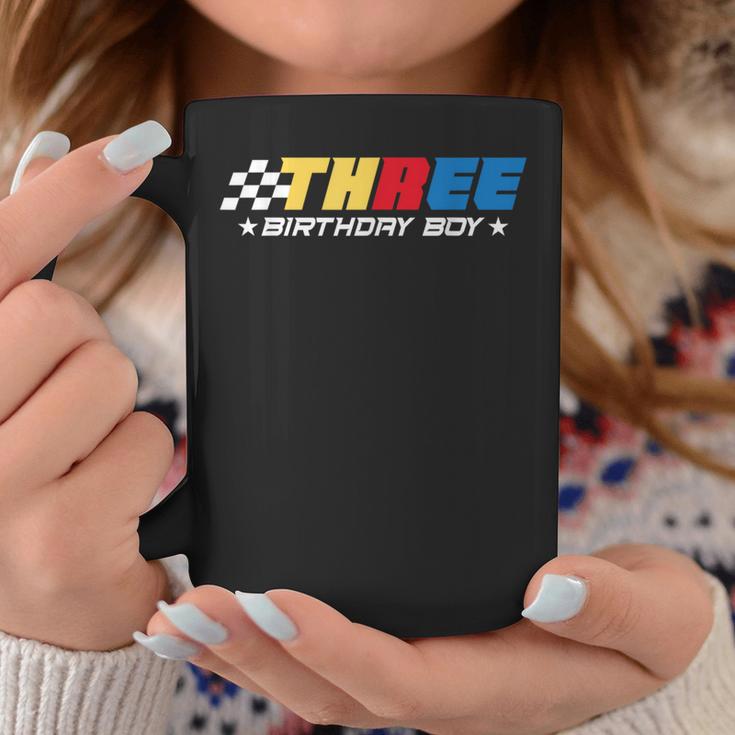 Birthday Boy 3 Three Race Car 3Rd Racing Pit Crew Driver Coffee Mug Unique Gifts