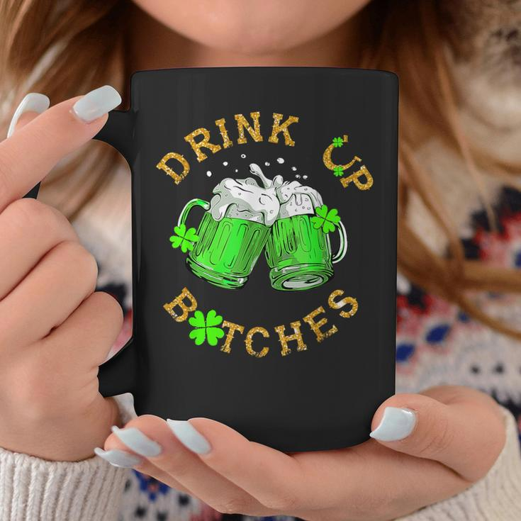 Bitches Drink Up St Patrick's Day Beer Lover Womens Coffee Mug Unique Gifts