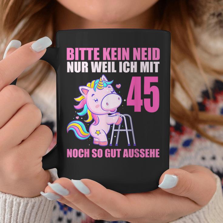 Bitte Kein Eneid Gut Aussehe 45 Jahre Unicorn 45Th Birthday Tassen Lustige Geschenke