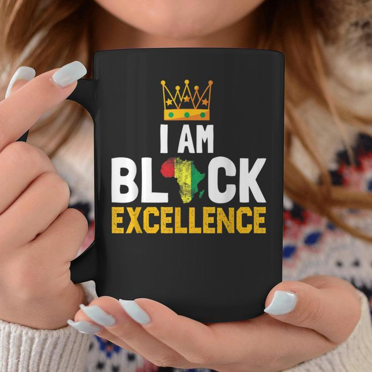I Am Black Excellence Black History Month Pride & Women Coffee Mug Personalized Gifts