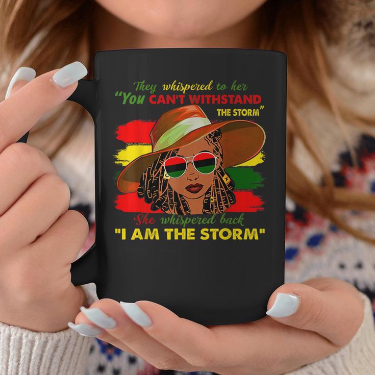 Black Girl African American Black History I Am The Storm Coffee Mug Unique Gifts