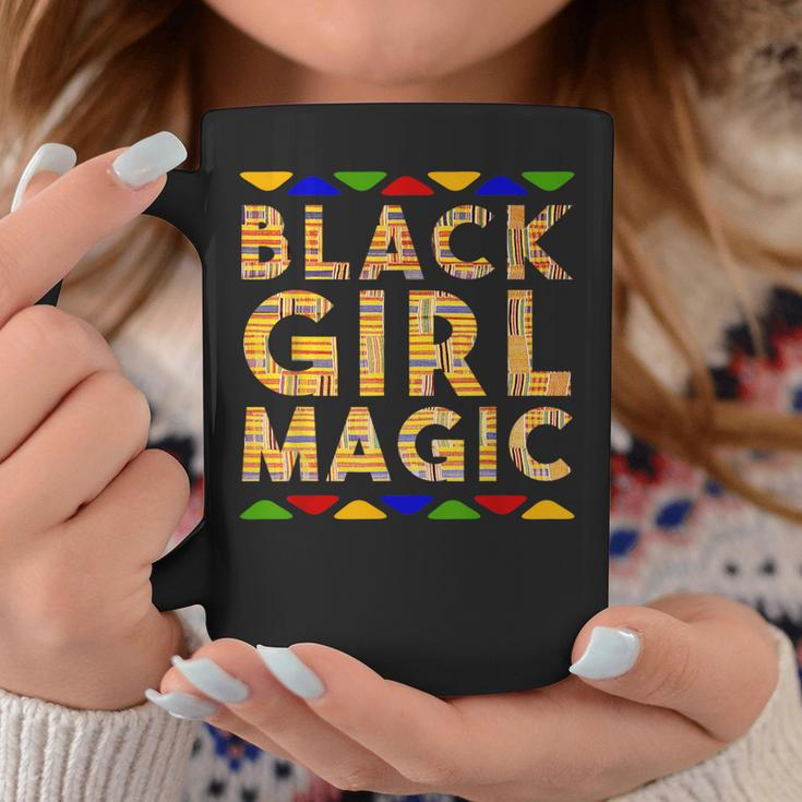 Black Girl Magic Kente Afro Dashiki Coffee Mug Unique Gifts