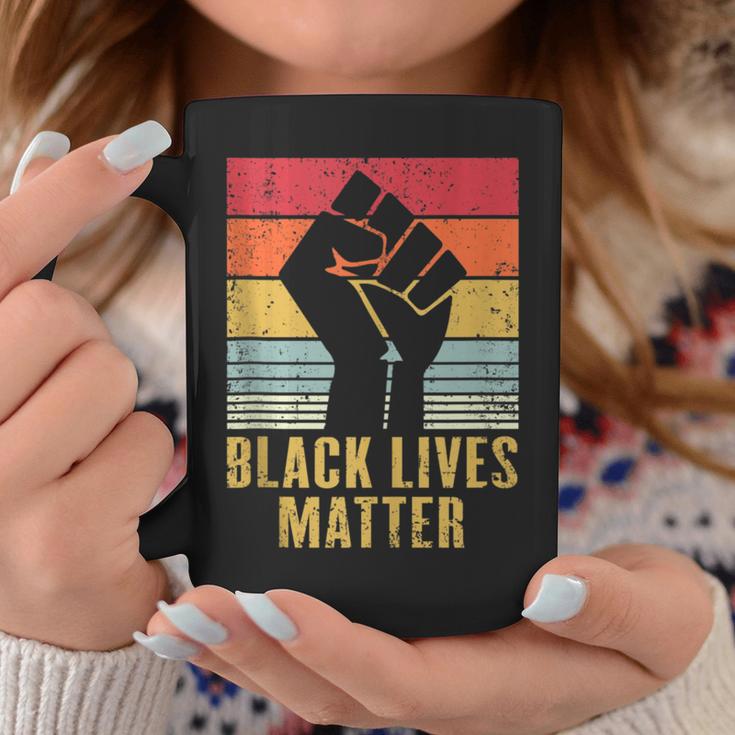 Black Lives Matter Blm Protest Black Fist Vintage Retro Coffee Mug Unique Gifts