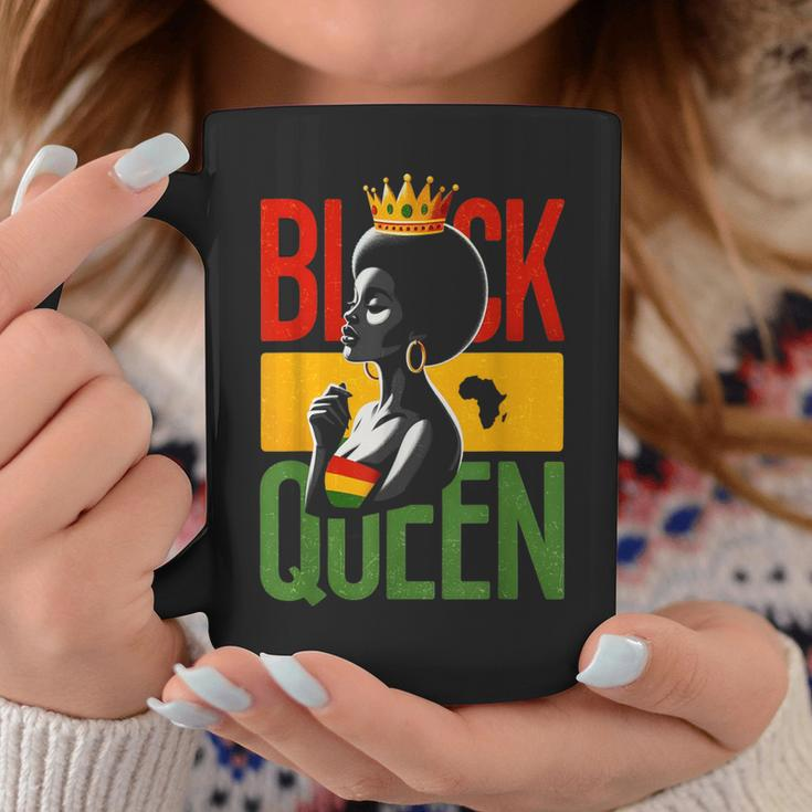 Black Queen Black History Queen Afro-African American Women Coffee Mug Personalized Gifts