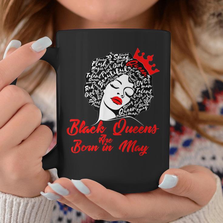 Black Queens Are Born In May Birthday Coffee Mug Unique Gifts