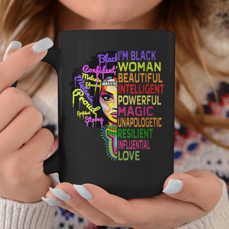 I Am Black History Month Woman Black Girl Magic Melanin Coffee Mug Unique Gifts