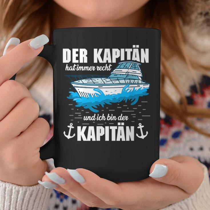 Boat Der Kapitän Hat Immer Right Tassen Lustige Geschenke