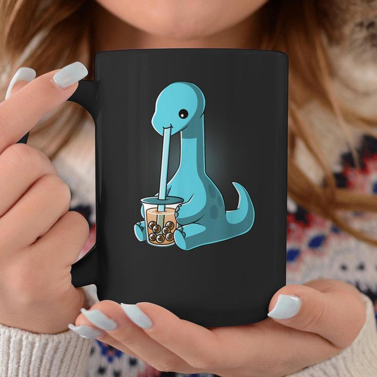 Boba Dinosaur Kawaii Cute Anime Boba Dino Bubble Tea Coffee Mug Unique Gifts