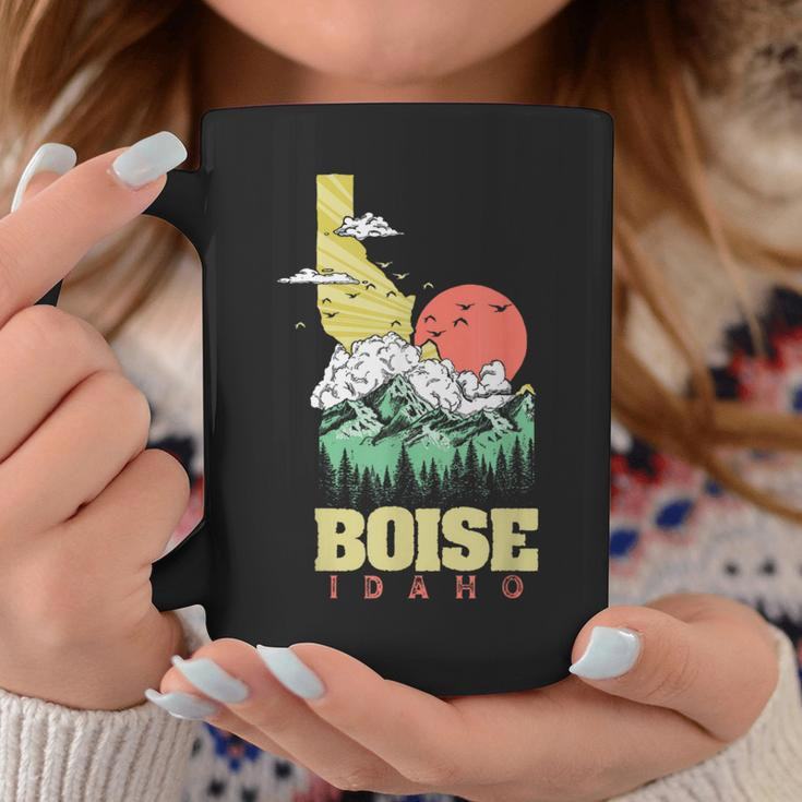 Boise Idaho Outdoors Nature & Mountains Vintage State Pride Coffee Mug Unique Gifts
