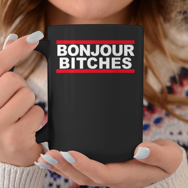 Bonjour Bitches Tassen Lustige Geschenke