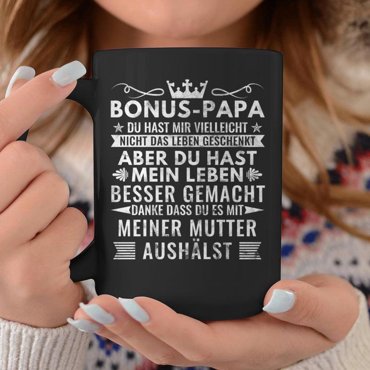 Bonus Papa Stiefvater Stiefpapa Geschenkatertagater Tassen Lustige Geschenke