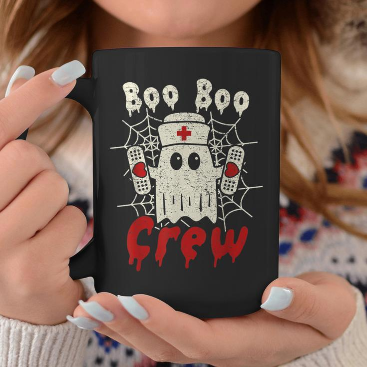 Boo Boo Crew Nurse Ghost Costume Halloween Coffee Mug Unique Gifts