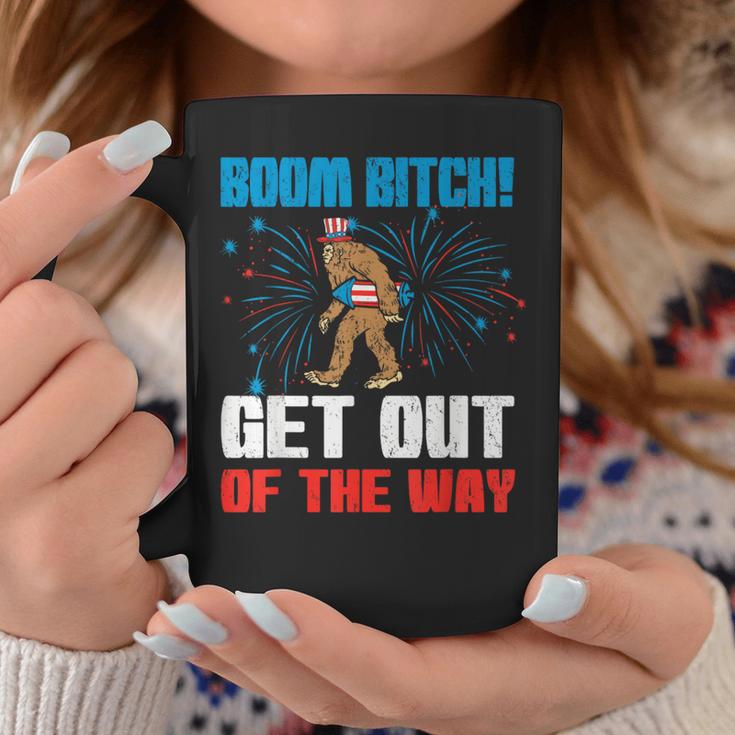 Boom Bitch Get Out The Way Retro 4Th Of July Patriotic Coffee Mug Unique Gifts