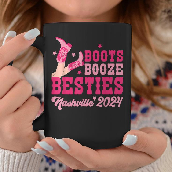 Boots Booze & Besties s Trip Nashville 2024 Coffee Mug Funny Gifts
