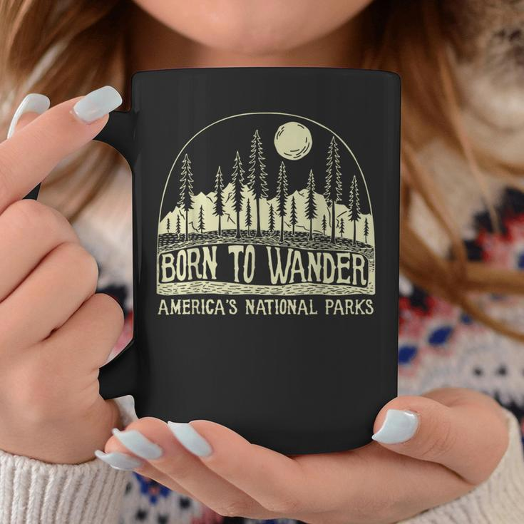 Born To Wander America's National Park Coffee Mug Funny Gifts