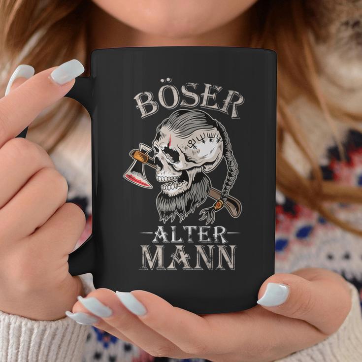 Böser Alter Mann Opa Papa Totenkopf Skullintage Wikinger Tassen Lustige Geschenke