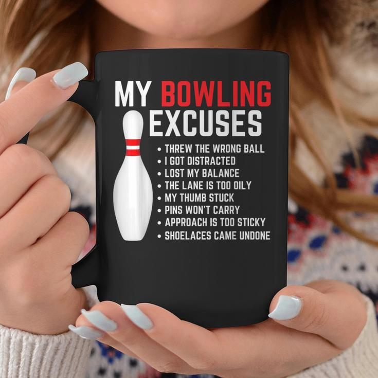My Bowling Excuses Bowler Bowling Men Coffee Mug Unique Gifts