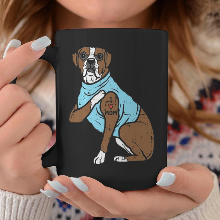 Boxer I Love Mom Cute Animal Pet Dog Lover Girls Coffee Mug Unique Gifts