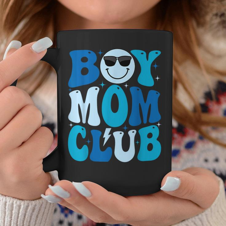 Boy Mom Club Mother's Day Groovy Mother Mama Coffee Mug Unique Gifts
