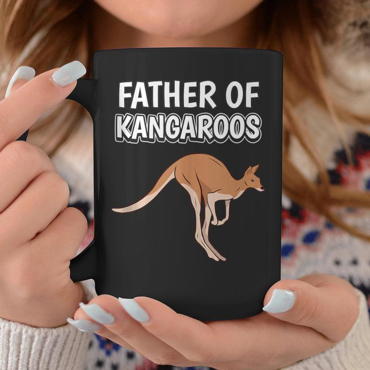 Boys Kangaroo Dad Father's Day Father Of Kangaroos Coffee Mug Unique Gifts