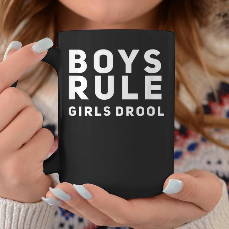 Boys Rule Girls Drool Unique Top CoolCoffee Mug Unique Gifts