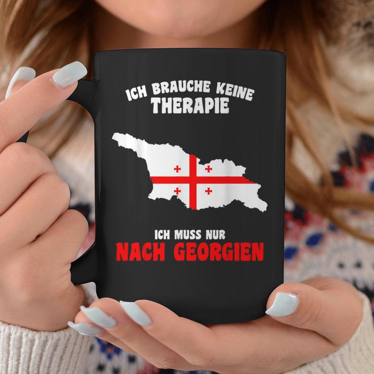 Brauche Keine Therapie Ich Muss Nur Nach Georgien Tassen Lustige Geschenke