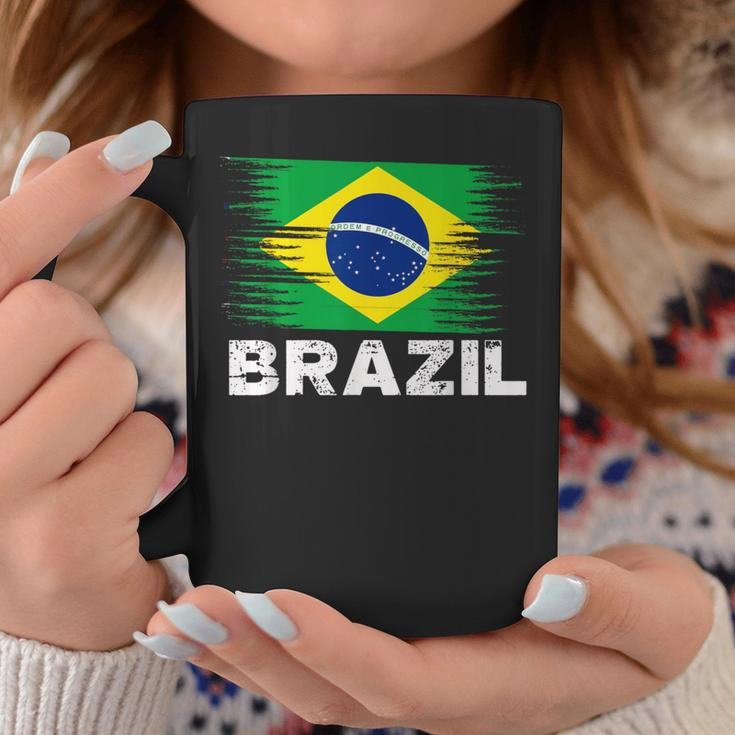 Brazil Brazilian Flag Sports Soccer Football Coffee Mug Unique Gifts