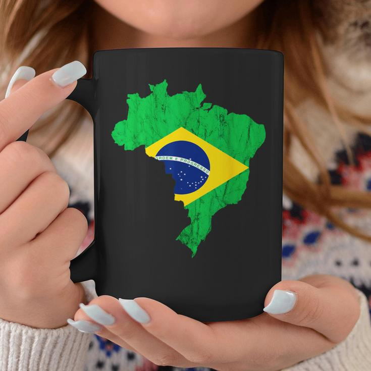 Brazil Map Brazilian Flag Trip Brasileiro Bandeiro Do Brasil Coffee Mug Unique Gifts